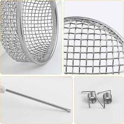 RV flying insect screen fit for RV furnace vent screen, RV water heater vent cover, 2.8 inch stainless steel mesh RV camper accessories,insects stainless steel mesh with installation tool, 1 Pack