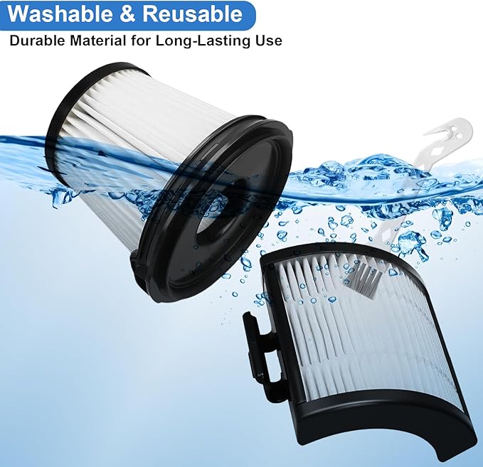 IW3511 IW1120 Filters for Shark Detect Pro Vacuum IW4625 IW3120 IW3615, 2 HEPA Filter + 2 Pre-motor Dust Filter, Shark Vacuum Filter Replacement
