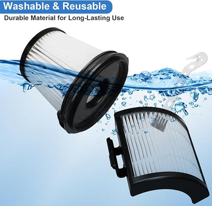 IW3511 IW1120 Filters for Shark Detect Pro Vacuum IW4625 IW3120 IW3615, 2 HEPA Filter + 2 Pre-motor Dust Filter, Shark Vacuum Filter Replacement