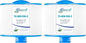 8CH-950 Spa Filter Cartridge Replaces for 10-2785 Spa Filter, PBF35, PBF50-F2S, FC-0536, XLS-834, 15052, AK-90311, 50 sq.ft SAE Thread Bull Frog Spa Filter (2pc)