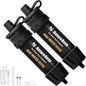 Mini Water Filter NatureNova Portable Emergency Water Filtration System Hiking Camping Straw Survival Gear Emergency Preparedness