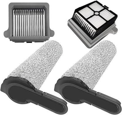 Compatible For Tineco, Floor One S7 Steam Main Brush Hepa Filter,Steam Wet Dry Vacuum Cleaner Floor Scrubber Parts(A)