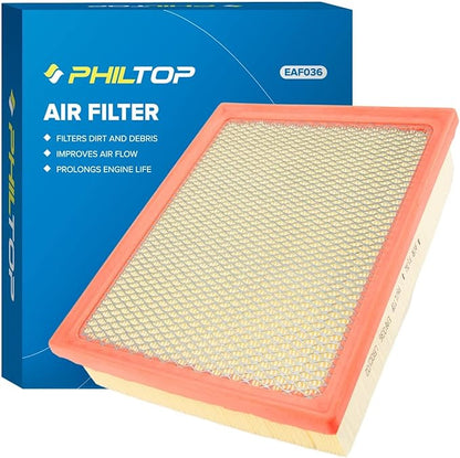 PHILTOP Engine Air Filter CA11895 Replacement for 2013-2022 Toyota (4.0L, 4-6L & 5.7L), Flexible Panel
