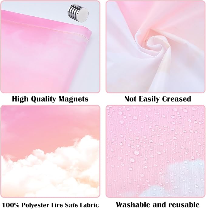 Fluorescent Light Covers - Classroom Covers for Ceiling Lights, 1 PCS 4 x 2 Feet Magnetic Light Filters, Classroom, Office Decor (Rainbow)