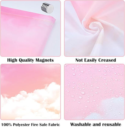 Fluorescent Light Covers - Classroom Covers for Ceiling Lights, 1 PCS 4 x 2 Feet Magnetic Light Filters, Classroom, Office Decor (Rainbow)
