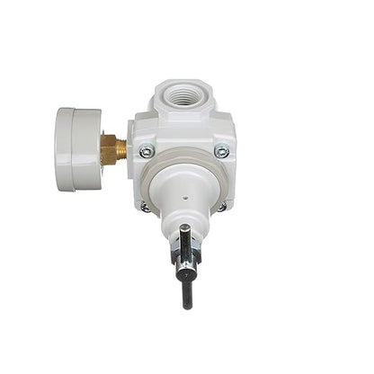 PneumaticPlus SAR Series T-Handle Compressed Air Regulators - NPT Thread Sizes, T-Handle, Gauge & Bracket Included (3/4" NPT)