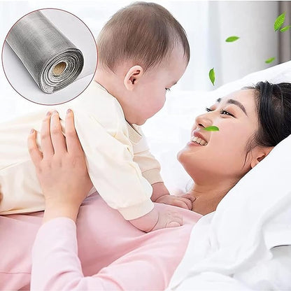 Stainless Steel Woven Wire Mesh 100 Mesh Sheet, 304 Stainless Steel Wire Cloth, Fine Metal Filter Mesh Panel, Home Commercial Use, Easy Cut to Size