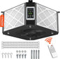 ABESTORM Air Filtration System Woodworking Built-in Ionizer, 1350CFM Hanging Air Filter with Strong Vortex Fan, 360 Degree Intake, Shop Dust Collector for Woodworking, Garage WorkShop, DecDust 1350IG