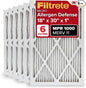 Filtrete 18x30x1 Air Filter, MERV 11, MPR 1000, Micro Allergen Defense, 3-Month AC and Furnace Filter, Easy on Air Flow, 6 HVAC Filters (Actual Size 17.81 x 29.81 x 0.81 in)
