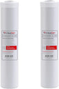 LiquaGen Activated Alumina + Carbon + KDF-55 Replacement Water Filter Cartridge – Helps Manage Fluoride, Chlorine & Taste, Refillable 2.5" x 10", 2.5" x 20", 4.5" x 10", 4.5" x 20" (2, 4.5" x 20")