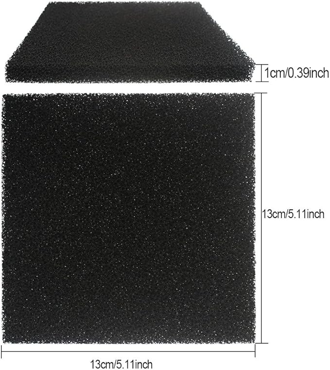 6 Pack Solder Extractor Filter Carbon Filter Replacement Activated, Smoke Fume Absorber Filter for Hakko/Xytronic/Aoyue Smoke Absorber 5 1/8” 5 1/8” 3/8”