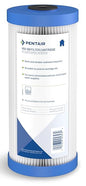 Pentair Pentek R50-BB Big Blue Sediment Water Filter, 10-Inch, Whole House Pleated Polyester Filter Cartridge, 10" x 4.5", 50 Micron