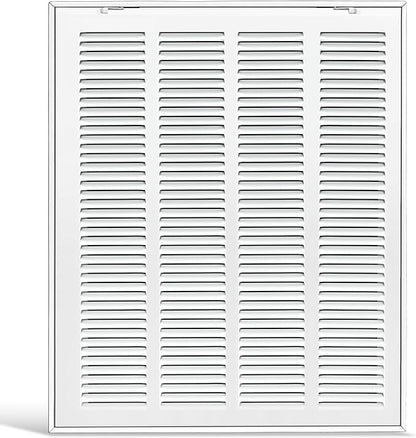 Fancat Return Air Filter Grille for 16x20 Ducts, Steel Air Vent Cover with Removable Door for 1" Filters | Fits Sidewall & Ceiling | Outer Size: 18 5/8" W x 22 5/8" H
