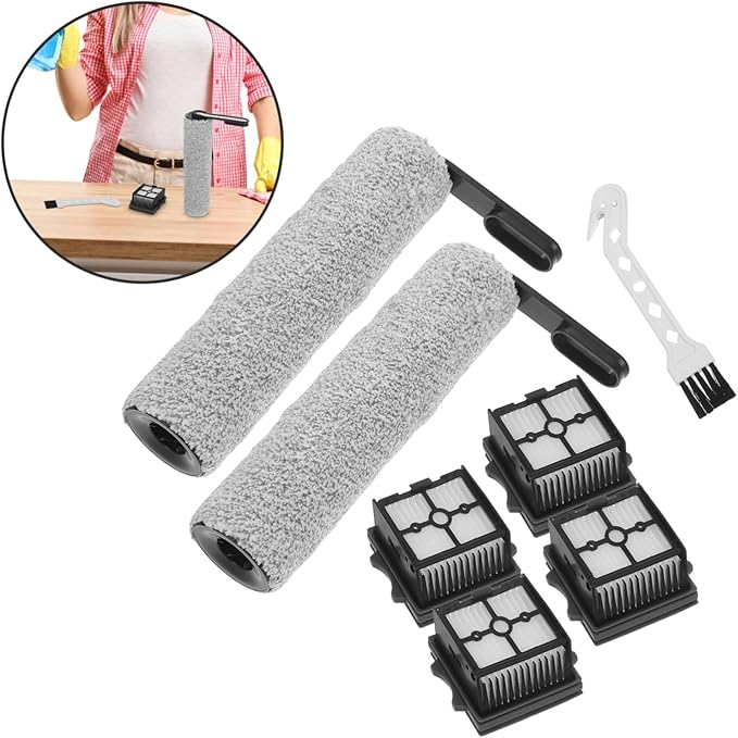 1set Floor Scrubber Filter Replacement and Filters for Enhanced Cleaning Power Compatible Multiple Models Easy to Install -term Reliability
