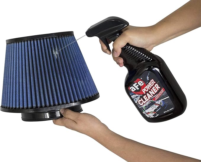 aFe Power Air Filter Cleaner: 32oz Spray Bottle, Restores Oiled Engine Air Filter Performance, #90-10201