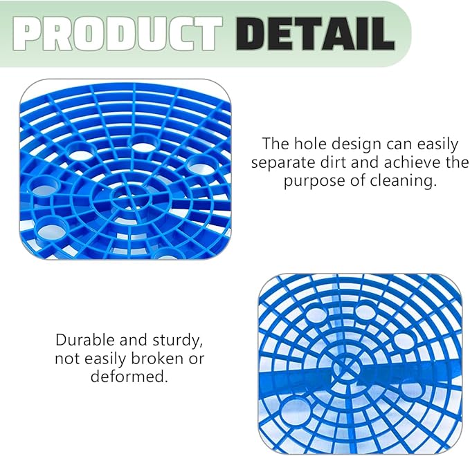 Car Wash Bucket Grit Trap Inserts, Vehicle Detailing Wash Filter for Remove Dust and Dirt, Automotive Cleaning Tool Fits 12 Inch Diameter Bucket, Universal for SUV RV Truck (Blue)