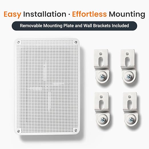 QILIPSU Waterproof Junction Box IP67 Outdoor Plastic Electrical Project Enclosure Weatherproof with Inner Door, Mounting Plate, Wall Brackets, Hinged Clear Cover 14.6"x10.6"x5.9" CC-D