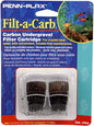 Penn-Plax Replacement Media (2 Pack) – Fits Multi-Pore and Undergravel “E” Filters – Provides Chemical Filtration (FC2)