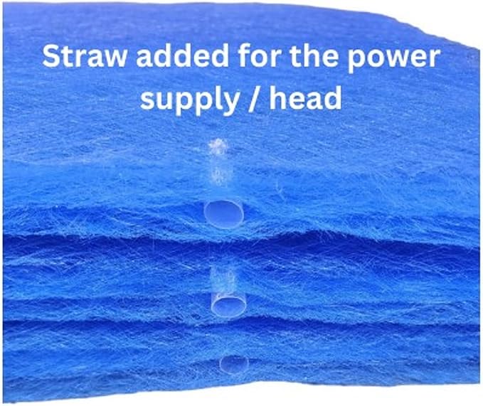 Fast-Shipped-Filters 3 Replacement Filters Designed to Fit with with 16x25 Captura PureFlo P6100 Filters Blue