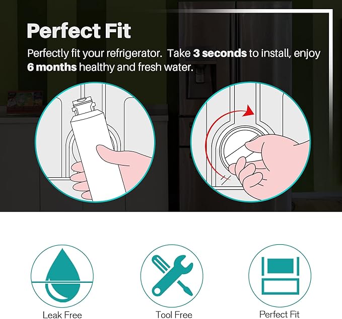 ICEPURE PLUS NSF/ANSI 53 DA29-00020B Refrigerator Water Filter Compatible with Samsung DA29-00020A/B, DA29-00020B-1, HAF-CIN/EXP, 46-9101, RF4267HARS, 1PACK