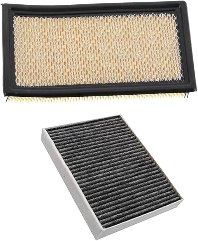 FUN-DRIVING Engine Cabin Air Filter for Ford EXPLORER 2025 2024 2023 2022 2021 2020 POLICE INTERCEPTOR UTILITY AVIATOR (Except 3.3L)