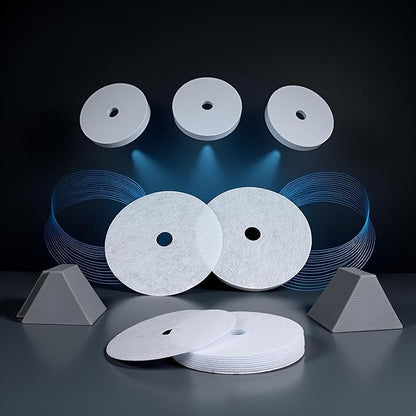 4 Pcs White Cloth Dryer Exhaust Filter, for Chef Dryer Parts and Accessories (227 x 33 mm)