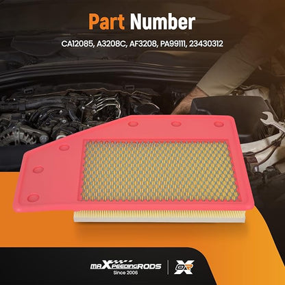 maXpeedingrods CA12085 PA99111 Engine Air Filter Fit for Buick LaCrosse L4 2.5L 2018 2019, for Chevrolet Malibu L4 1.5L 2016-2022, Malibu L4 1.8L 2017-2019, Replacement for A3208C 23430312