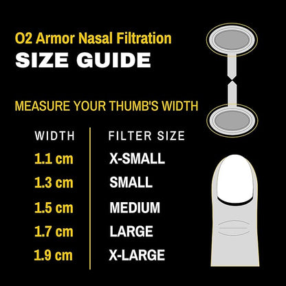 O2 Armor Nose Filters for Welders & Allergies - Nose Filter for Dust - Nasal Filters for Welding - Nose Dust Mask for Construction (10 Pack, Size Large)