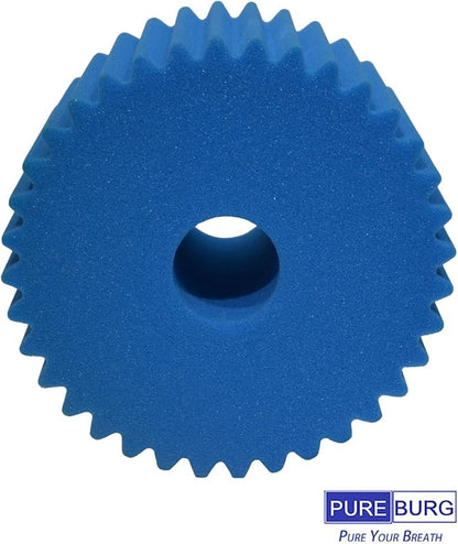 PUREBURG Foam Filter Compatible with Electrolux Aerus Centralux Central Vacuums E130 E130L E130A E130B E130F E130G E130J 1590 1590A 1561 1569 1580 1584,Blue 7" x 8 1/2"