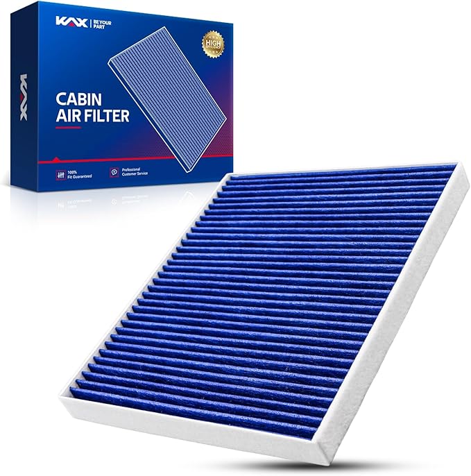 KAX Premium Cabin Air Filter with Dual Active Carbon, CF10360 Replacement for Chevrolet Silverado 1500, Silverado 2500 HD, Tahoe, GMC Sierra 1500, Yukon, 2003-2009 Hummer H2, Cadillac Escalade