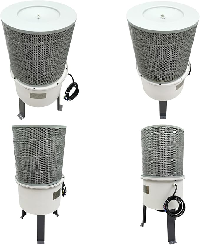 Oil Mist Collector 650-824CFM High-Efficiency Powerful Centrifugal CNC Oil Mist Filter Industrial-Grade Smoke Purifier for CNC Machines 220V 750W Three-phase