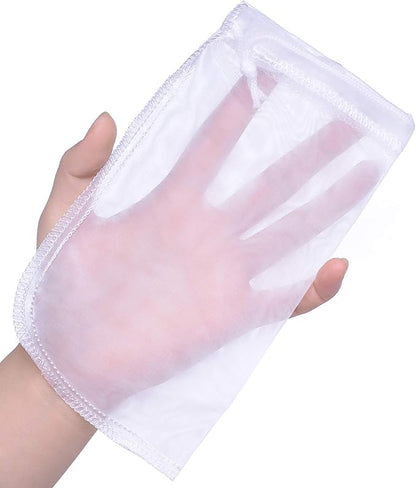 ALEGI 180 Micron Aquarium Filter Media Fine Mesh Bag, 8" by 4" Small Resin Filters Media Bags for Fish Tank (8"*4"(4Pcs))