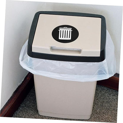 12pcs Waste Sorting Stickers Trash Can Recycling Decals Self-Adhesive Labels for Environment Protection
