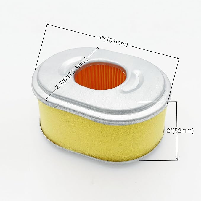 AFZE08 Air Filter 17210-ZE0-505 Fits for Honda GX120 GX110 3.5 4.0 HP AM123909 MIU11464 180 220 260 Green Lawn Mowers with Spark Plug