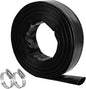 1-1/4" x 50 FT Pool Backwash Hose, Black Heavy Duty Reinforced PVC Lay Flat Water Discharge Hose