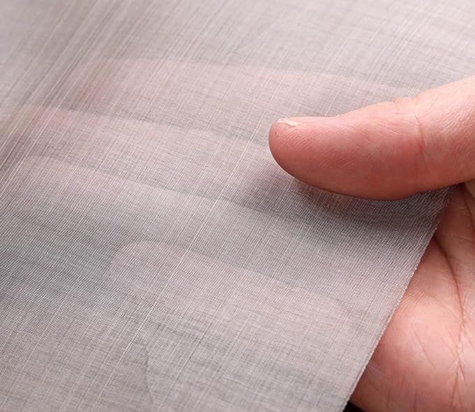 Stainless Steel Woven Wire Mesh Stainless Steel Wire Mesh 30 Mesh/150 Mesh Steel Woven Mesh Tear Resistant Filter Screen Sheet for Rodent Control Anti Mosquito Insect
