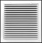 HVAC Premium 10" X 10" Aluminum Return Filter Grille for 1" Filter - Easy Airflow - Linear Bar Grilles [Outer Dimensions: 12.5"w X 12.5h"]