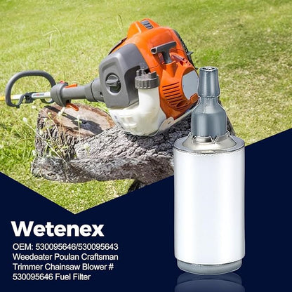 530095646 Fuel Filter for Husqvrna Compatible with Poul-an Trimmer Chainsaw Leaf Blower 128LD 124 125 128 Series String Trimmer Brush Cuter Pole Pruner Edger Weedeater 2Pack