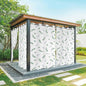 Leaf Outdoor Curtains for Patio Summer Jugal Leaves Pastoral Plant Waterproof Outside Curtains with Grommet Top Weatherproof Curtain for Cabana Pergola Gazebo, 1 Panel, 54" W x 95" L