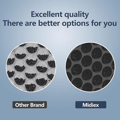 PR1 replacement filter, suitable for MOOKA air purifier 2 pcs of particle air filters,by 4 washable pre-filters, effectively filters, compatible MOOKA PR1