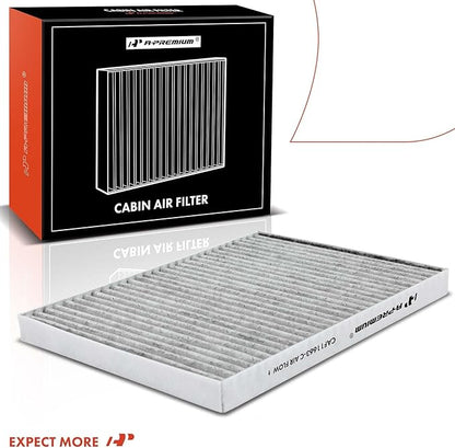 A-Premium Cabin Air Filter with Activated Carbon Compatible with Buick, Chevrolet, GMC, Saturn Models - Enclave, Traverse, Acadia, Acadia Limited, Outlook