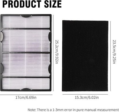 Hopypeyfiy 3 Pack Hapf600 Replacement Filters Kit fit for Holmes HAP615 HAP625 HAP650 filter B (Hapf600 Replacement Filters, Air Purifier Parts & Accessories)