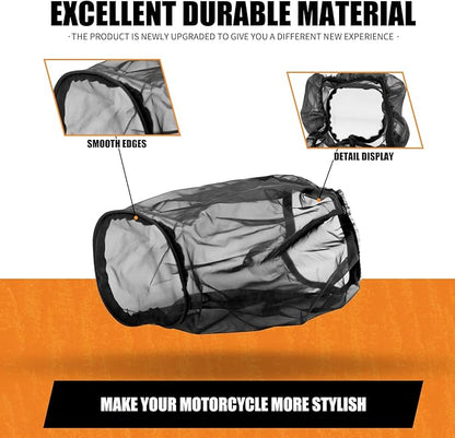 Air Filter Rain Sock Cover Dustproof Waterproof Fit For Harley FLHR FLHX Road King Street Glide Softail Sportster 1200 883 Dyna For Cone Air filter