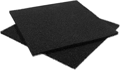 2 Pack Aquarium Bio Sponge Filter Pad, 40 PPI Fish Tank Filter Foam Sponges Filter Media Foam Sponges Cut-to-Size Foams for Fish Tank Ponds (9" x 9" x 0.5")