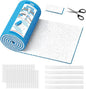 Air Vent Filters Roll, 120" x 12" Cut to Fit Air Filter Material (50+ Filters), MERV 8 Triple Vent Filter for Home Floor, HVAC Furnace Vents, Ceiling, with Adhesive Hook Tape and Installation Tape