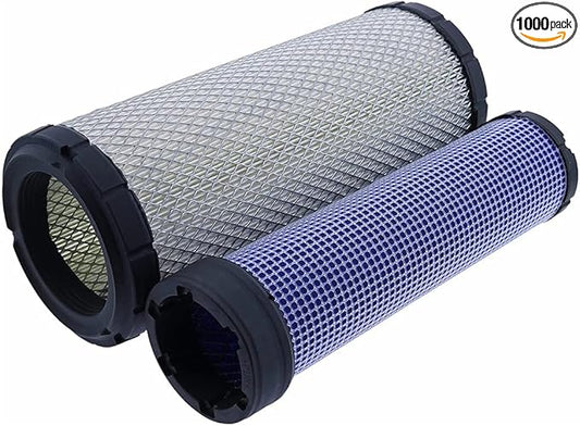 1 SET OF AIR FILTER P532410 & P822769, FITS VARIOUS EQUIPMENT LIKE FORKLIFTS, COMPACT UTILITY TRACTORS, AGRICULTURAL & CONSTRUCTION MACHINERY, GOOD FOR JOHN DEERE TRACTORS 3033R - 4052M SERIES, etc