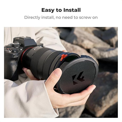 K&F CONCEPT 72mm Variable ND Lens Filter Cap TPU Material Filter Cap Only for K&F 72mm Adjustable Neutral Density Filter