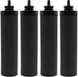 Water Filter Replacement for Berkey® BB9-2 Black Activated Carbon Filters, Compatible with Berkey® Gravity Water Filter System, Pack of 4