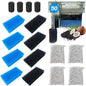 SHIGATSU 4 Set Replacement Aquarium Maintenance Kit for AquaClear 50 Power Filter, Includes Aquarium Foam Insert, Carbon Sponge, Bio Media and Pre-Filter Sponge
