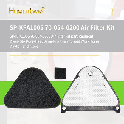 SP-KFA1005 70-054-0200 Filter Kit for Dura-Heat, Dyna-Pro, Thermoheat, WorkHorse,Dayton
